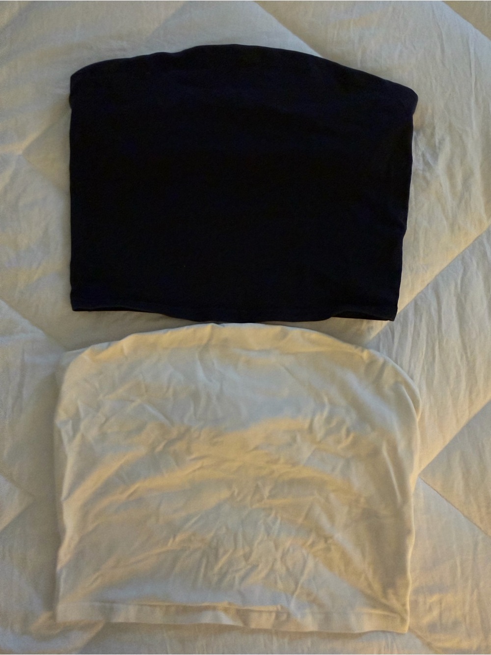 UO Black & White Tube Top